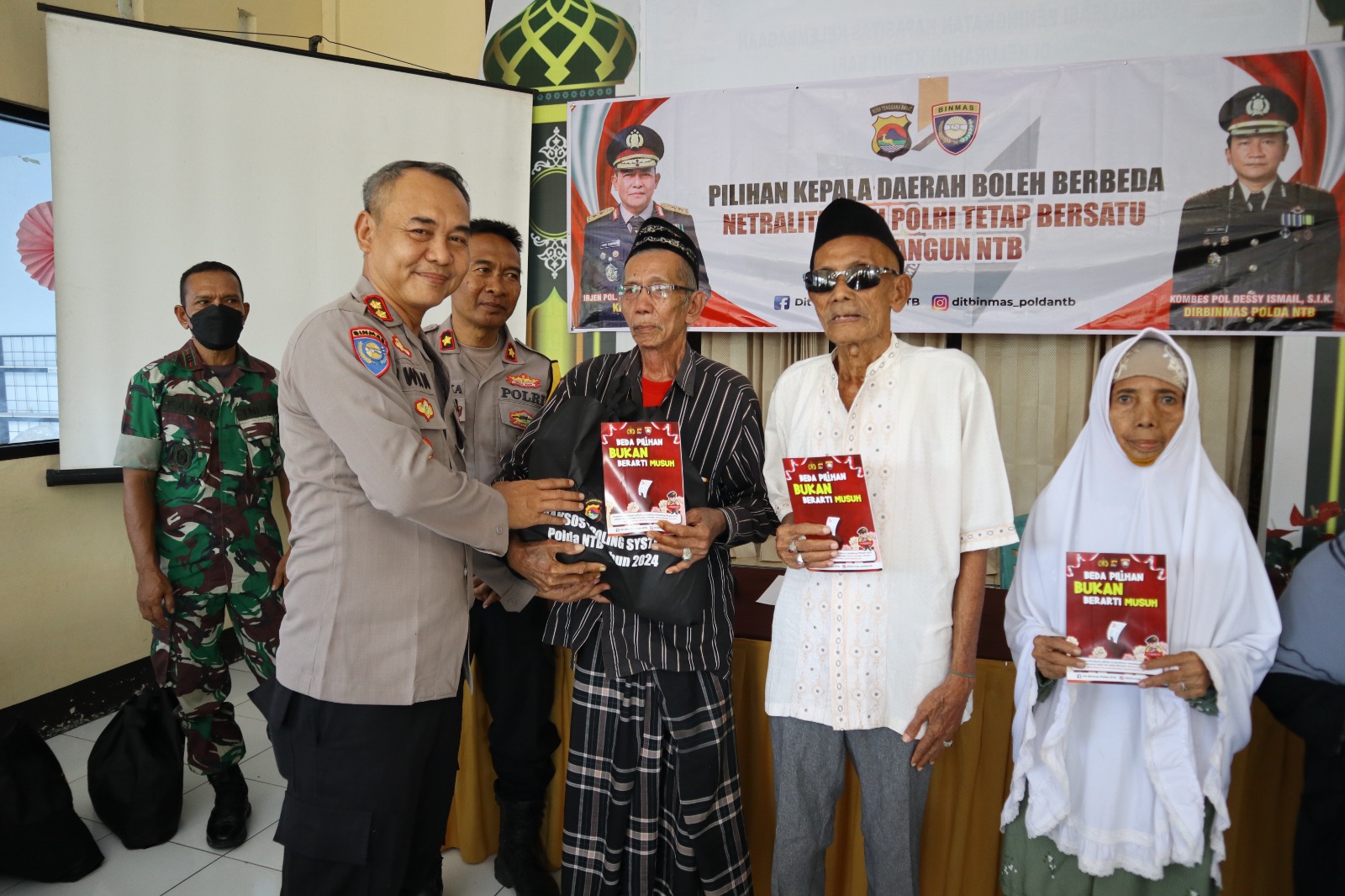 Gencar Laksanakan Cooling System, Tim Polda NTB Sisir Kota Mataram