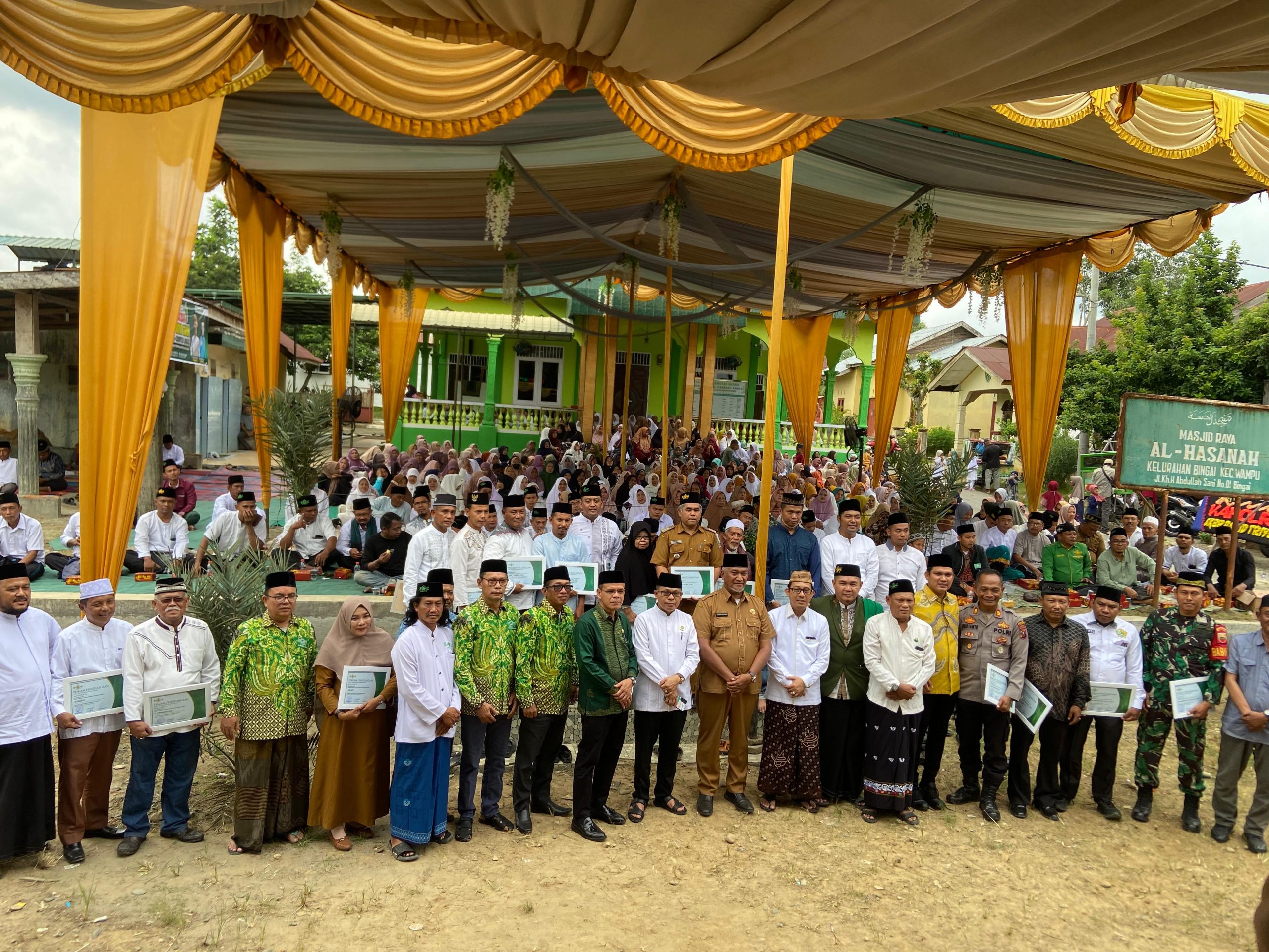 Munajat Akhir Tahun Dan Zikir Akbar Di Wampu Dihadiri Ratusan Nahdiyin