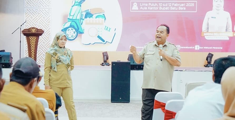 Bapenda Batubara Sosialisasikan Opsen PKB dan BBNKB