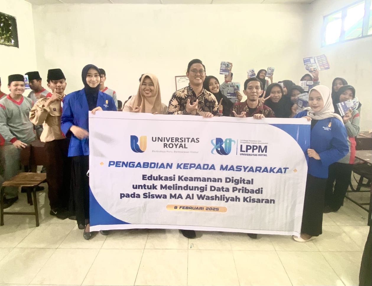 Dosen Universitas Royal Gelar Edukasi Kemanan Digital MA Al Washliyah Kisaran