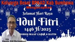 Keluarga Besar BKAD Kabupaten Sumbawa Mengucapkan Selamat Hari Raya Idul Fitri 1446 H/2025 M