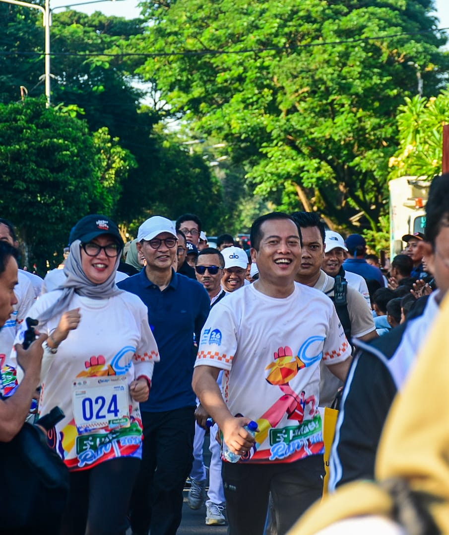 Simulasi Kesiapsiagaan Bencana, Pemprov NTB dan BNPB Adakan Lomba Lari 50 Meter