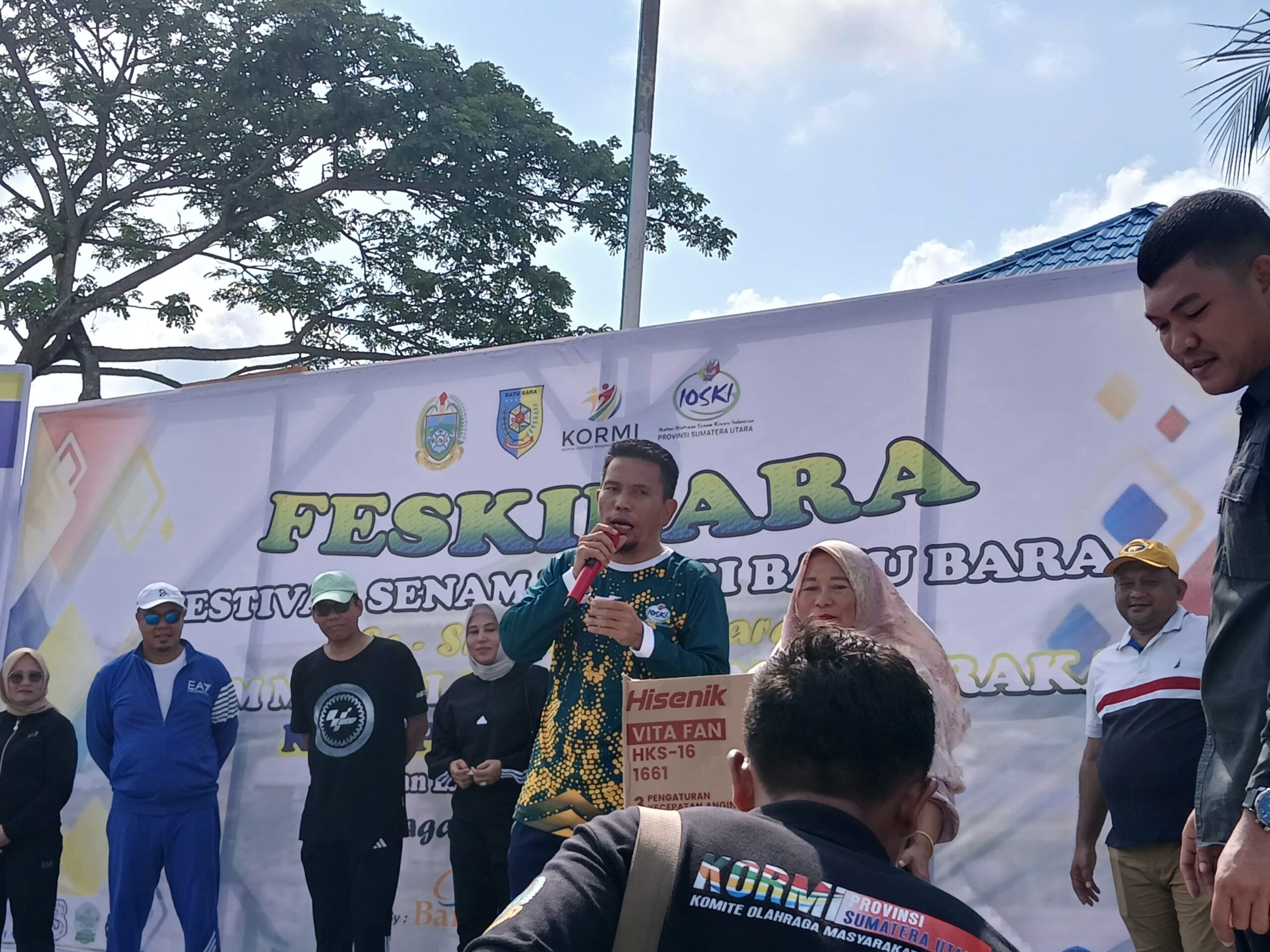 Senam Kreasi Batubara Tahun 2025 Dibanjiri Hadiah