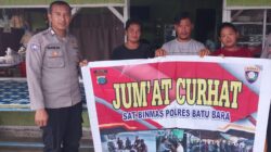 Satbinmas Polres Batubara Jumat Cuthat Di Desa Mangkai Baru