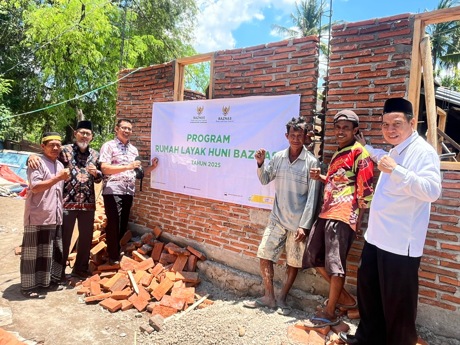 Tahun 2025, BAZNAS Sumbawa Gelontorkan 20 Unit Rumah Layak Huni