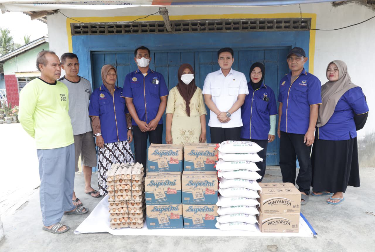 Bung RA Kembali Beri Bantuan bagi Korban Kebakaran di Langkat