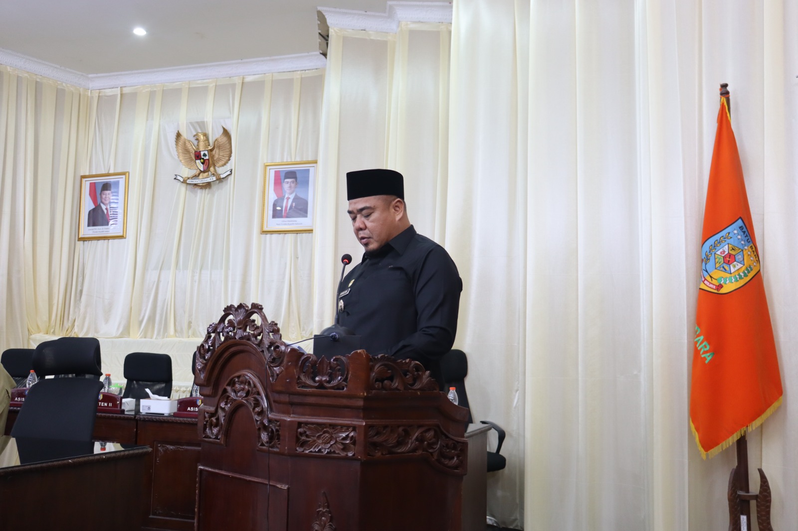 Di Rapat Paripurna Wakil Bupati Batubara Sampaikan Ranperda Tentang Penyediaan Air Minum