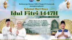 Keluarga Besar SMAN 1 Lunyuk Mengucapkan Selamat Hari Raya IdulFitri 1447H/ 2026 M