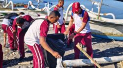 Ditpolairud Polda NTB Laksanakam Kegiatan Bersih_ Bersih Pantai
