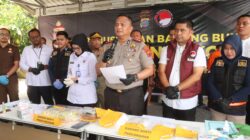 Press rilis Kasus Narkoba Polres Batubara Musnahkan 1.210,07 gram Narkotika