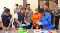 Perangi Narkoba, Polres Lombok Utara Musnahkan Barang Bukti Shabu dan Putus Jaringan Lintas Kabupaten