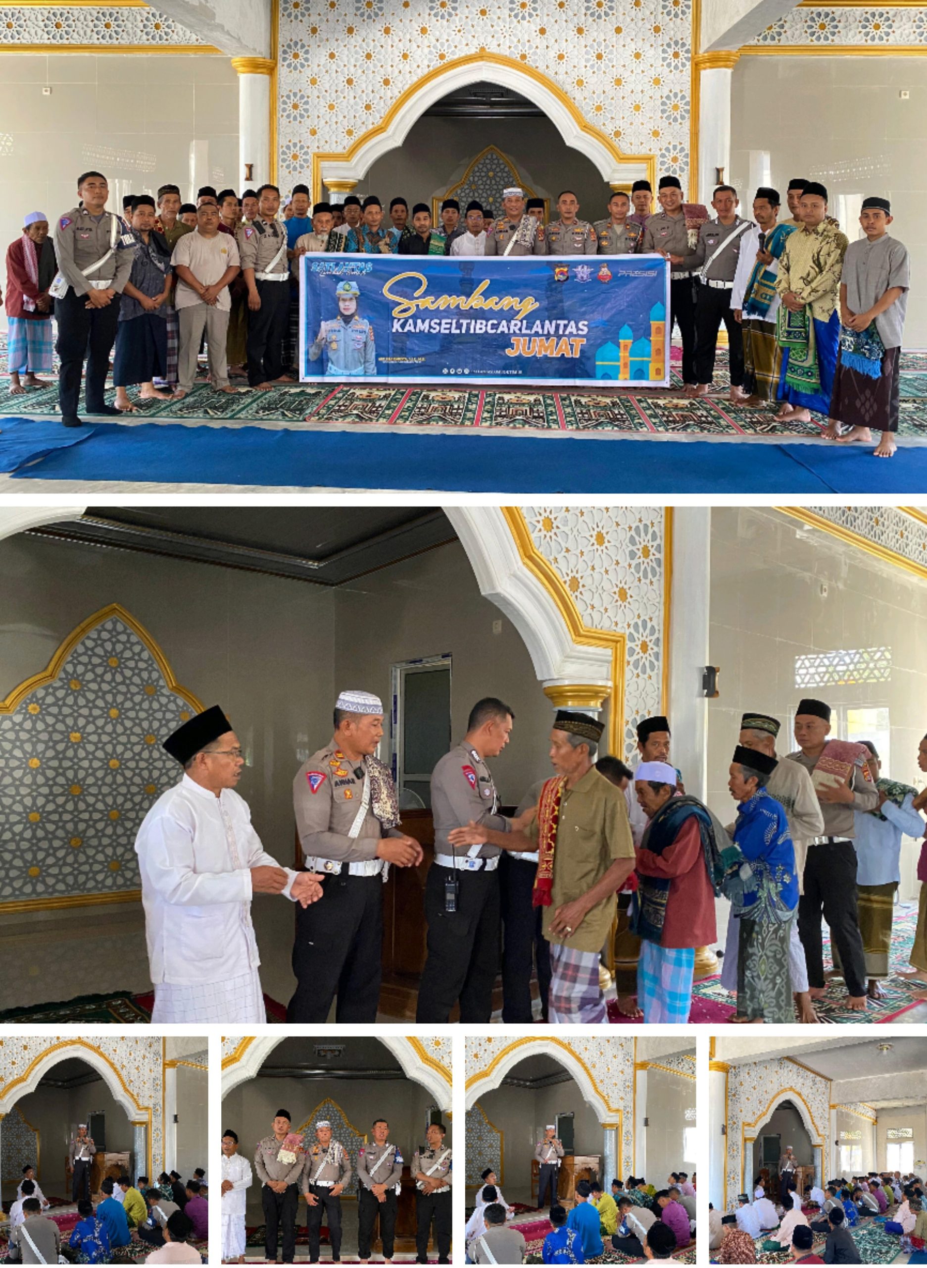 Upaya Cegah Laka Lantas Satlantas Polres Lombok Timur Berikan Edukasi Kepada pelajar ,Masyarakat, tokoh agama dan pemuda  Melalui Giat Sambang Kamseltibcar Lantas