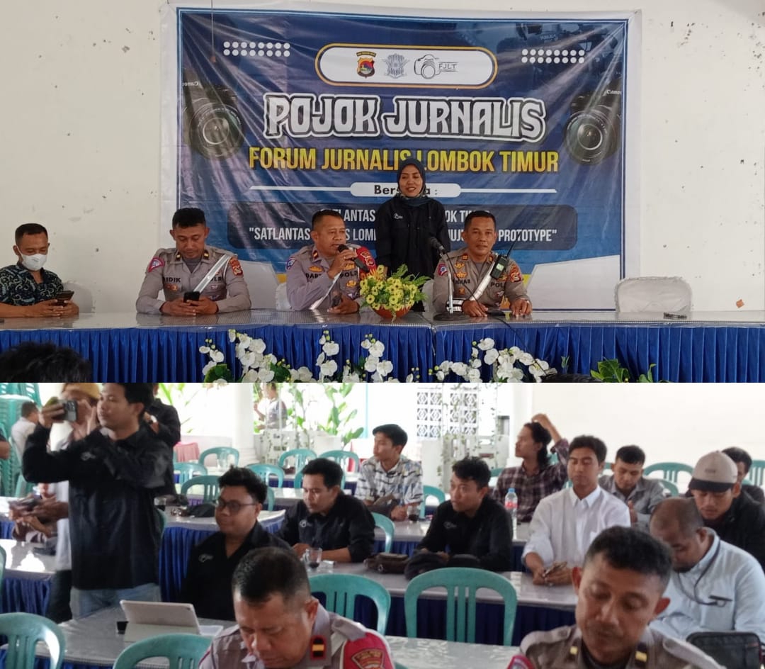 Satlantas Polres Lombok Timur Gandeng FJLT Sosialisasikan Tertib Lalulintas