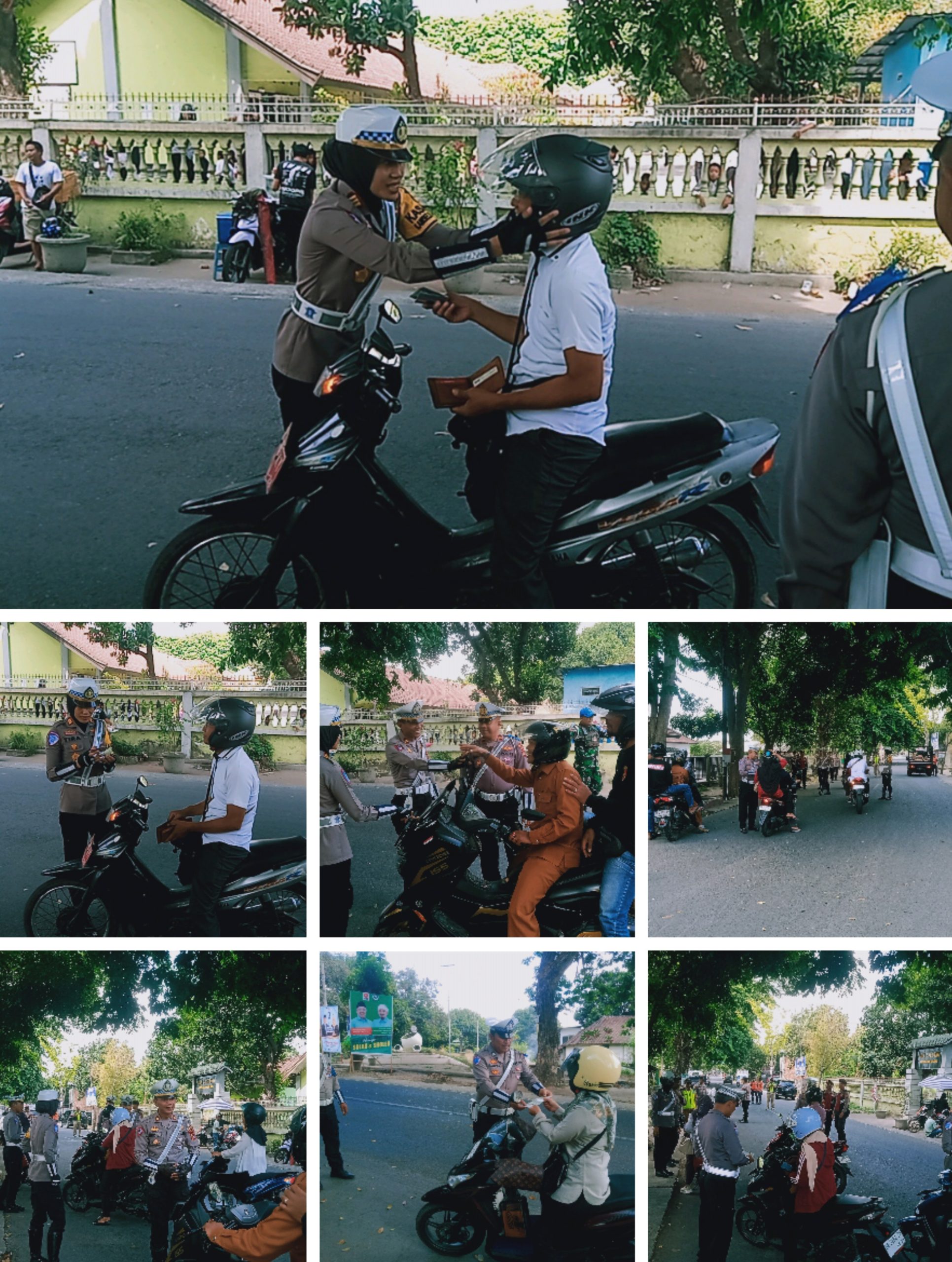 Masuk H – 3 Satuan Lalu Lintas lombok timur layangkan 34 surat Tilang saat giat Operasi Zebra Rinjani Tahun 2024