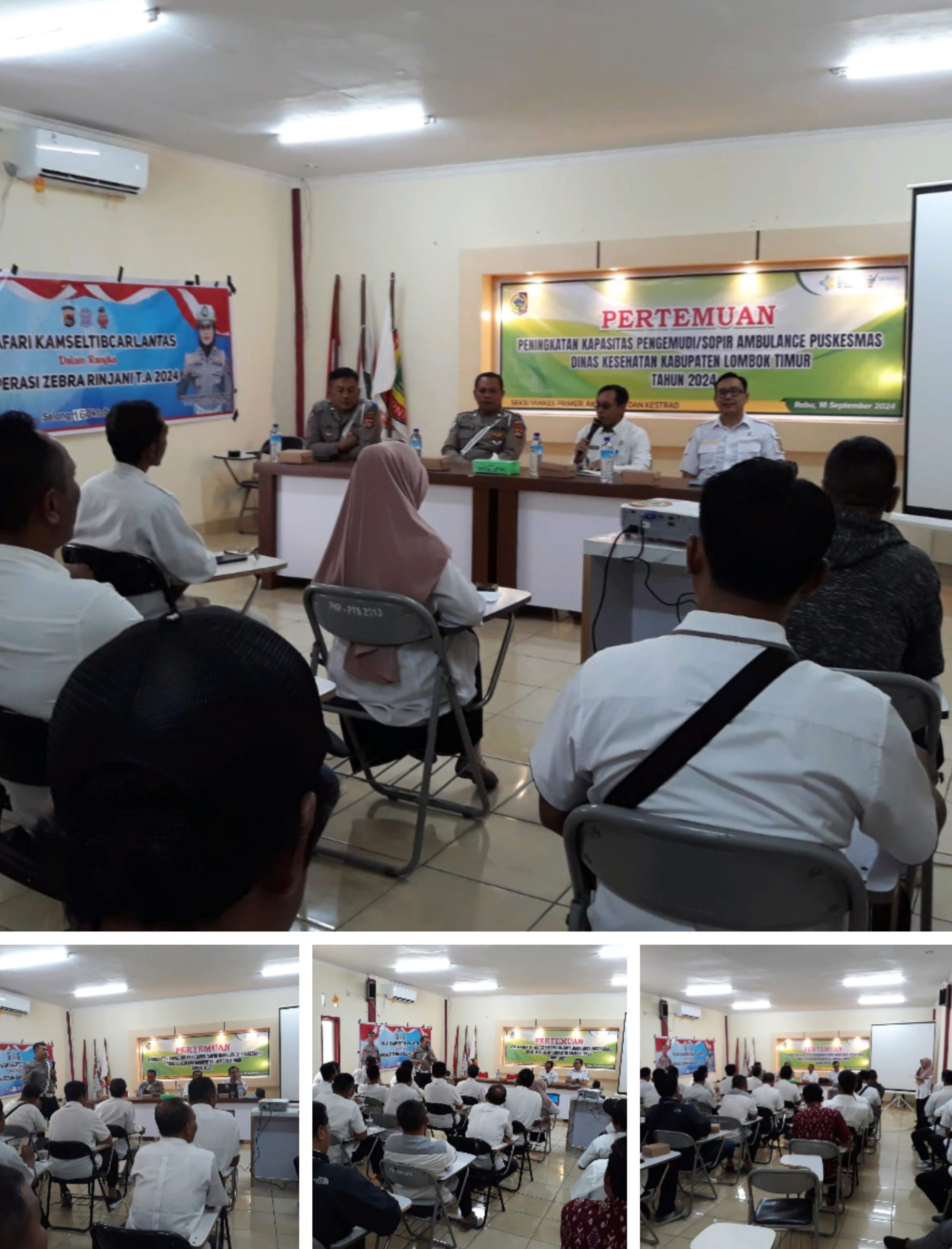 Polri Peduli : Satlantas Polres Lombok Timur Wujudkan Kepedulian Melalui Giat Safari Kamseltibcar Lantas 2024