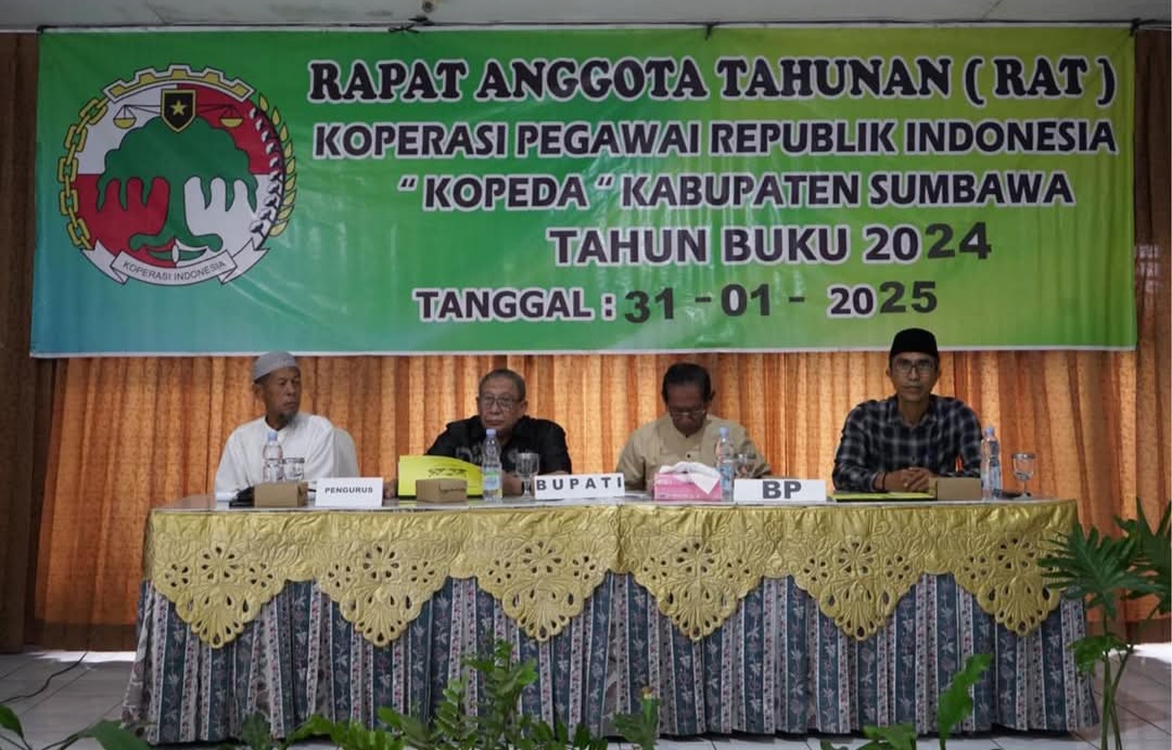 RAT KPRI Kopeda 2025, Bupati Apresiasi Kinerja Positif Anggota