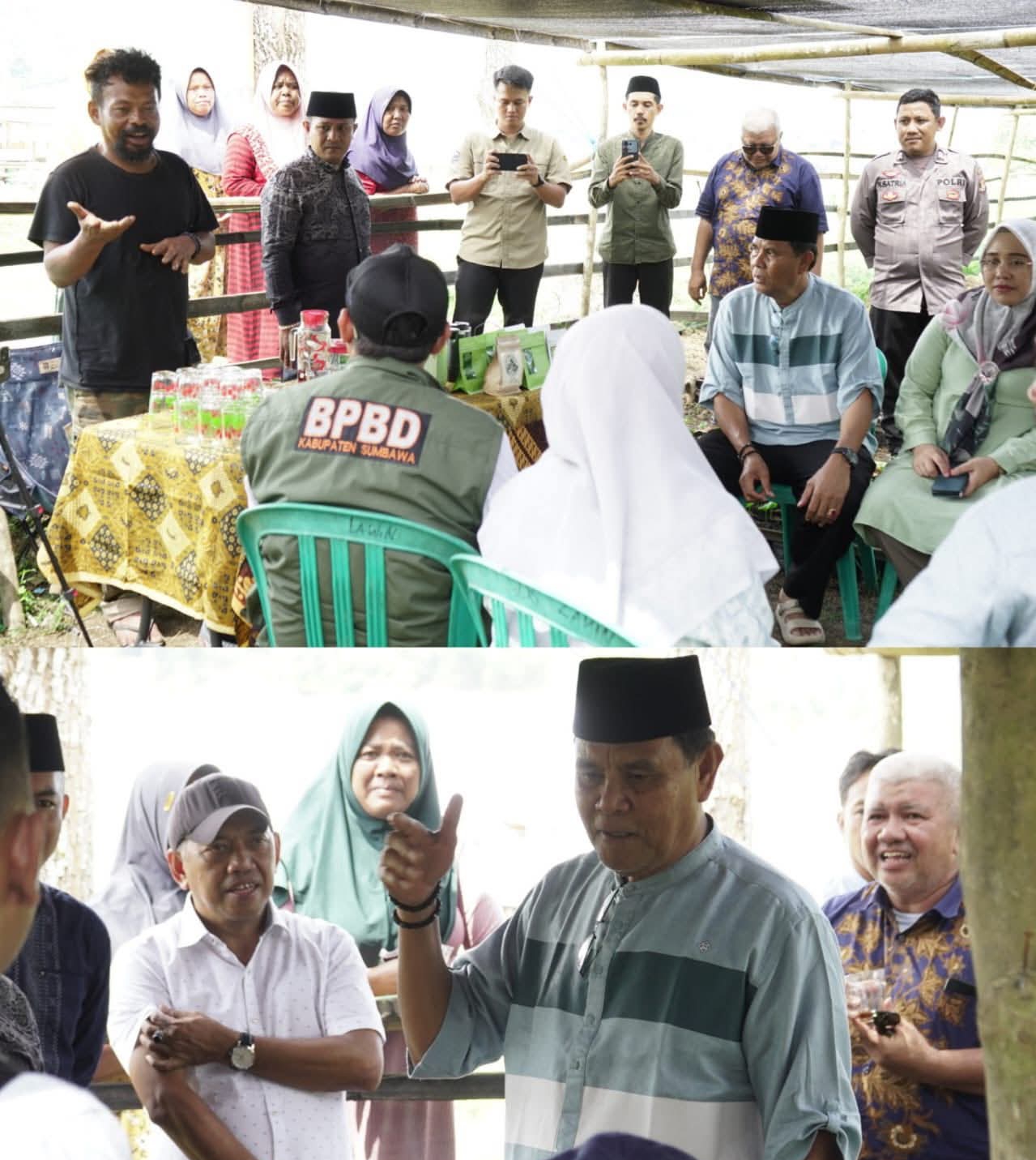 Kunjungi Ropang, Bupati Jarot Tinjau Sentra Penyemaian Kopi 