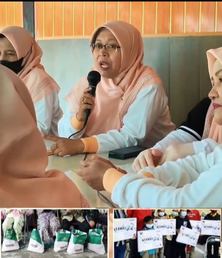 Dinsos  Sumbawa Salurkan Bantuan ATENSI dari Kemensos 485 Juta bagi Kelompok Rentan
