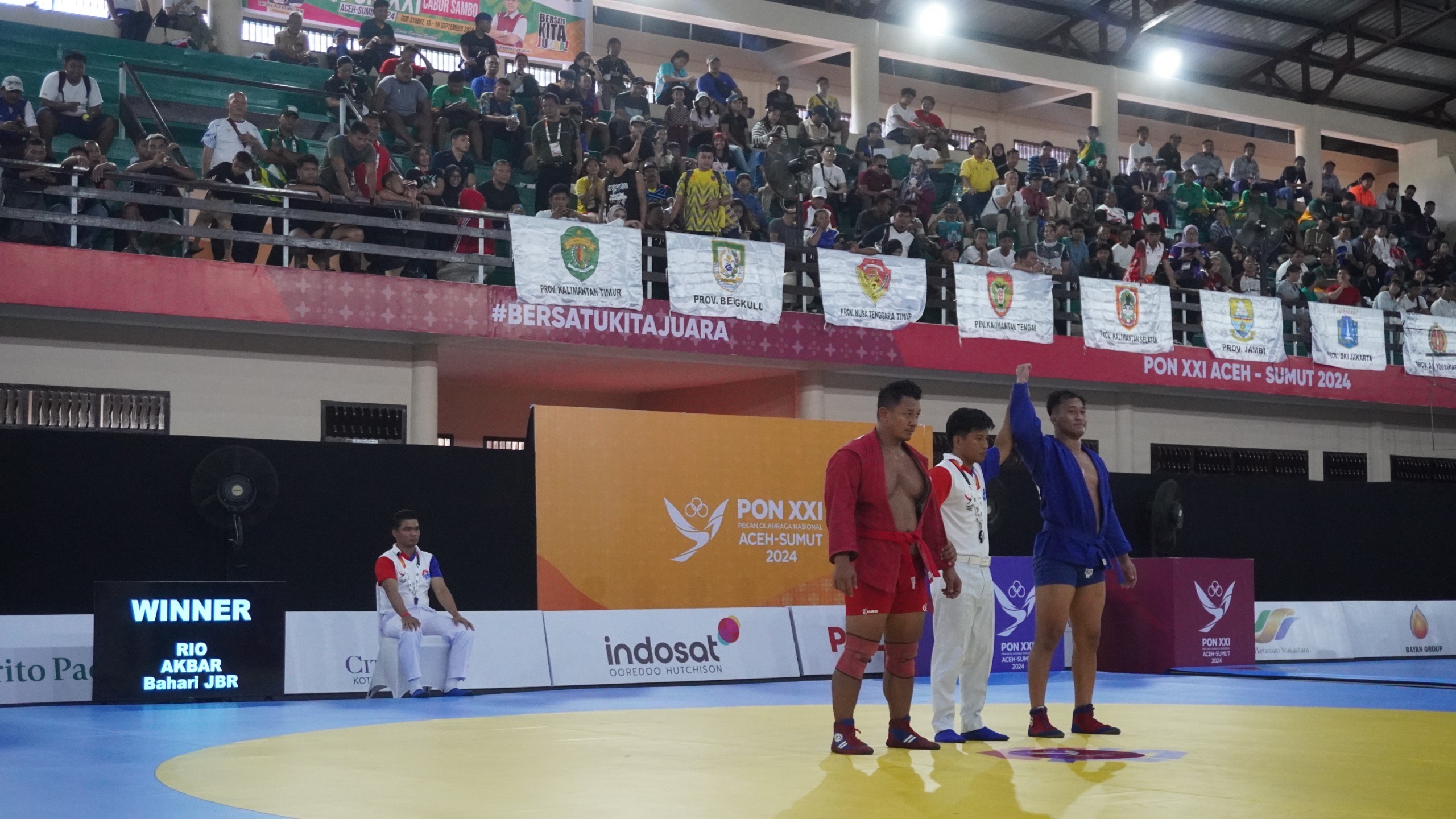 Hari Ketiga Cabor Sambo PON XXI: Jawa Barat Raih 3 Emas, Persaingan Ketat dengan DKI Jakarta