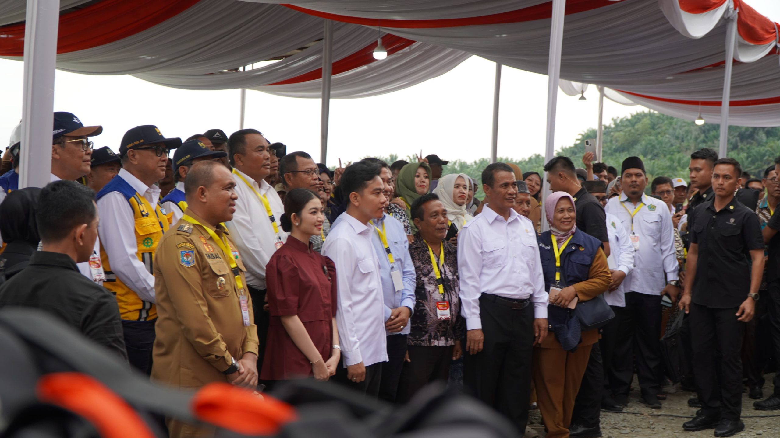 Wapres Gibran Kunjungi Langkat Dalam Acara Percepatan Gerakan Tanam Padi