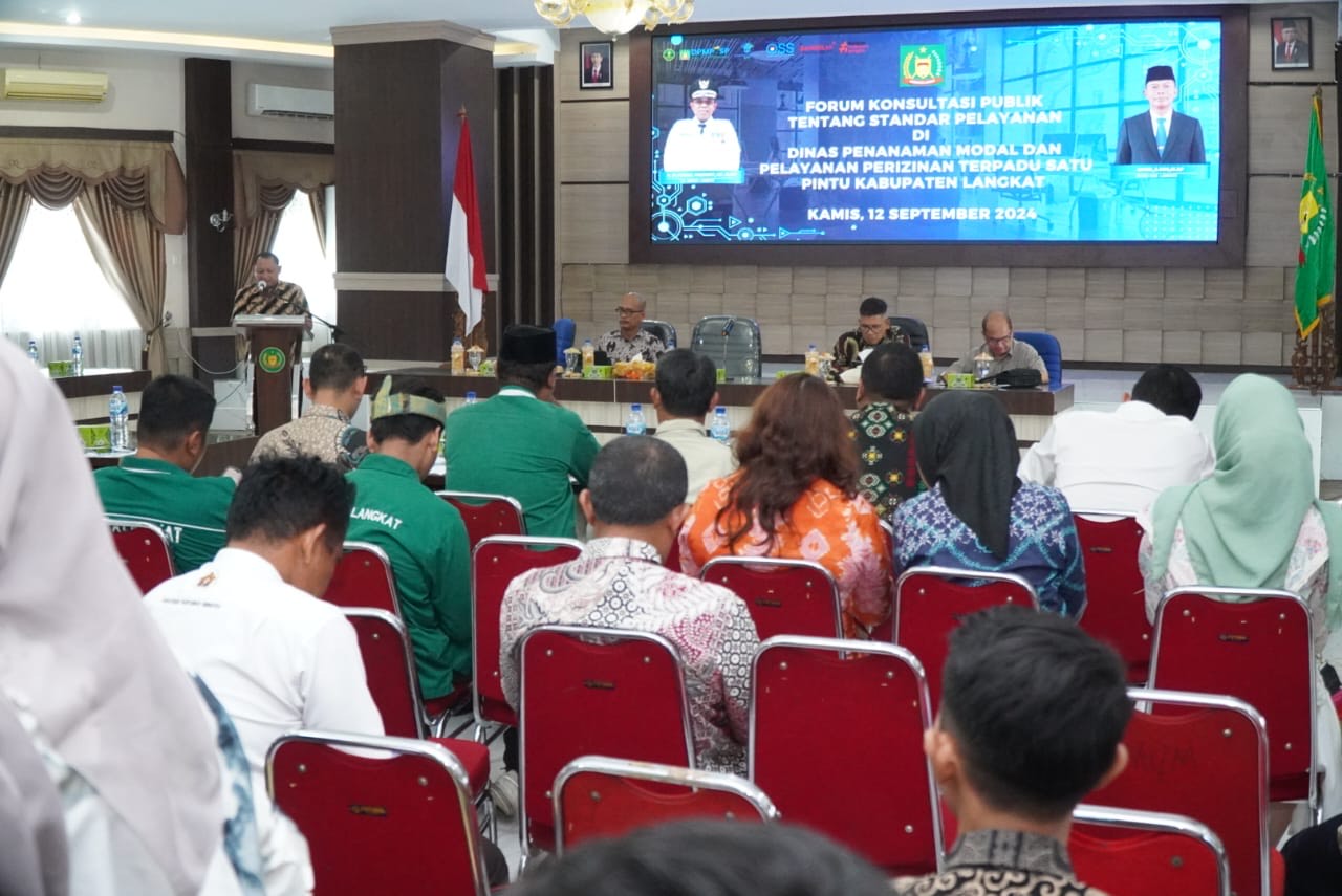 Pj Bupati Langkat Buka Forum Konsultasi Publik: Dorong Standar Pelayanan Yang Akuntabel dan Efektif