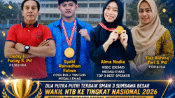 SMAN 3 Sumbawa Berjaya! Dua Siswa Raih Medali Emas dan Wakili NTB di Pentas Nasional