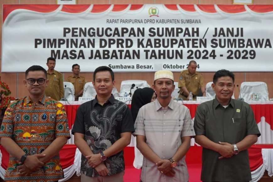 Berlian Rayes Nakhodai Wakil Ketua I DPRD Kabupaten Sumbawa