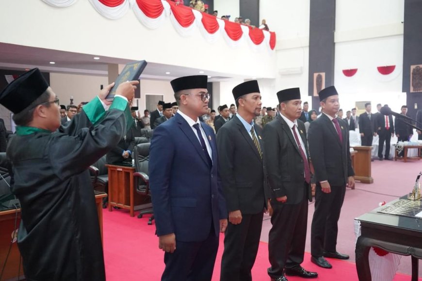 Sah! inilah Pimpinan DPRD Kabupaten Sumbawa Periode 2024-2029