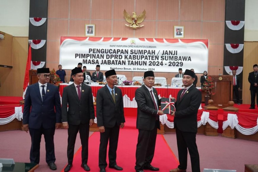 Dilantik Jadi Ketua DPRD Sumbawa, Nanang: Laksanakan Tugas dengan Integritas dan Tanggung Jawab