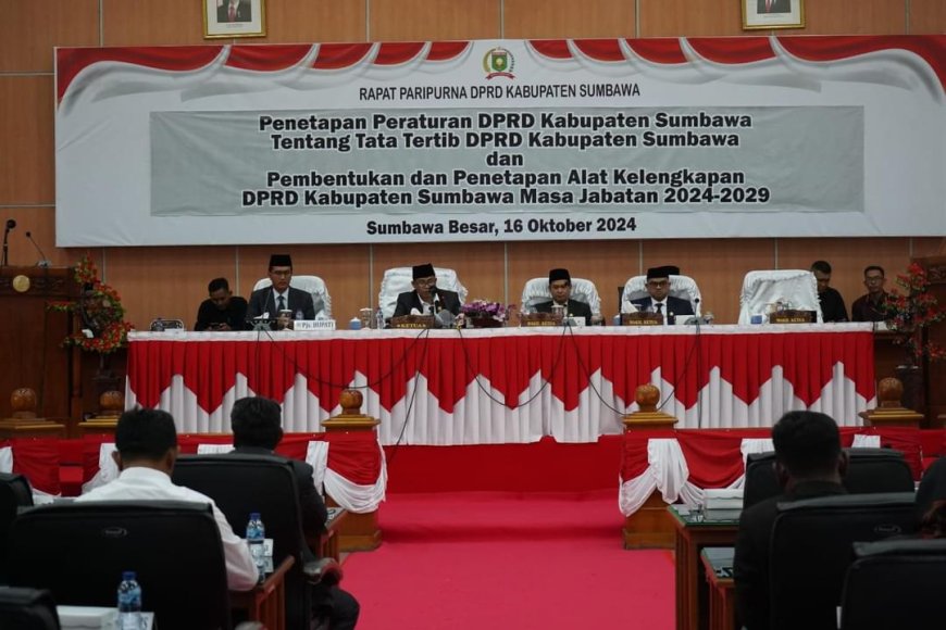 Sah! DPRD Kabupaten Sumbawa tetapkan Tatib