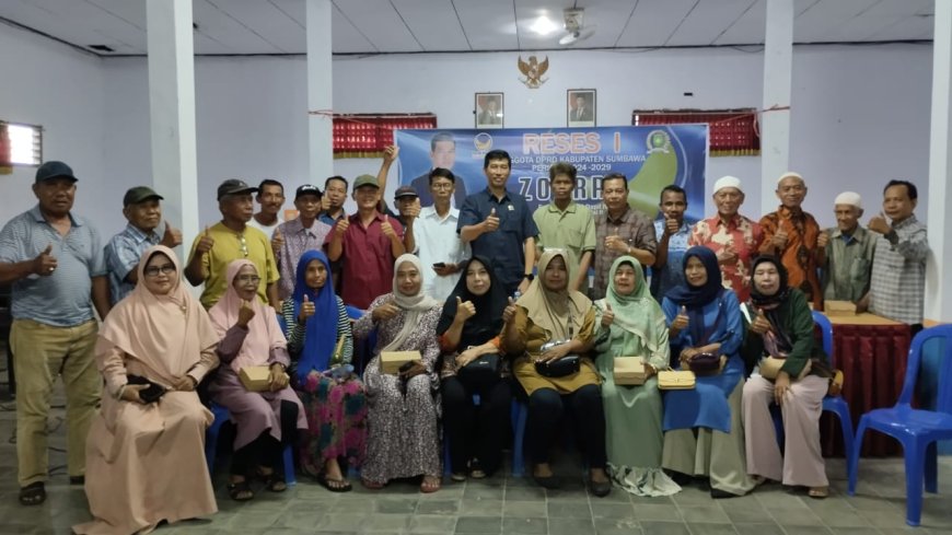 Reses di Desa Kerato, Zohran “Orek” Diminta Perjuangkan Perbaikan Irigasi Atasi Banjiri