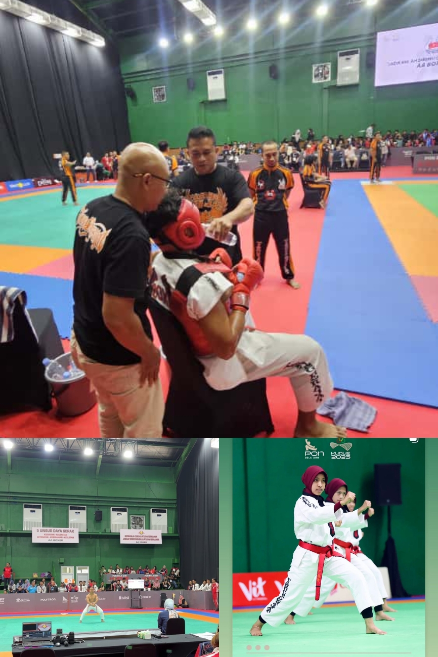 Tarung Derajat Di Kudus Atlit NTB Masuk  ke Semifinal PON Bela Diri 2025